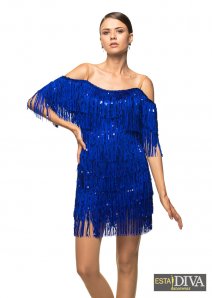 Latin Fringe Dress - Robe Carmen