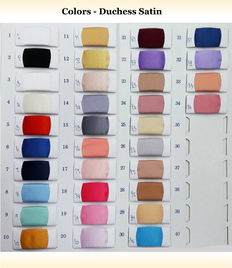  Colors – Duchess Satin