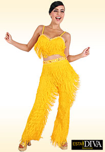 Fringe Pants Costume - Latin Salsa