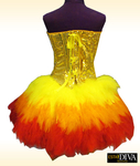 Sequin Feather Dress - Pluma Brillar