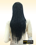 Beaded Fringe Wig - Parrucca Nera
